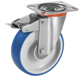 Métalinox à platine ERGO - moyeu à billes - De 85 à 300 Kg - IB845