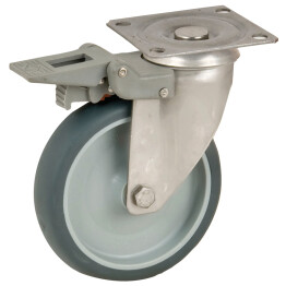 Mobinox à platine - moyeu lisse - De 90 à 140 Kg - IB244