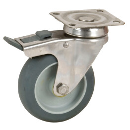 Novinox à platine - moyeu lisse - De 40 à 80 Kg - IB220