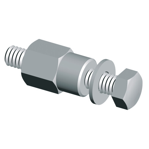 Entretoise pour crémaillère - À visser - F635A
