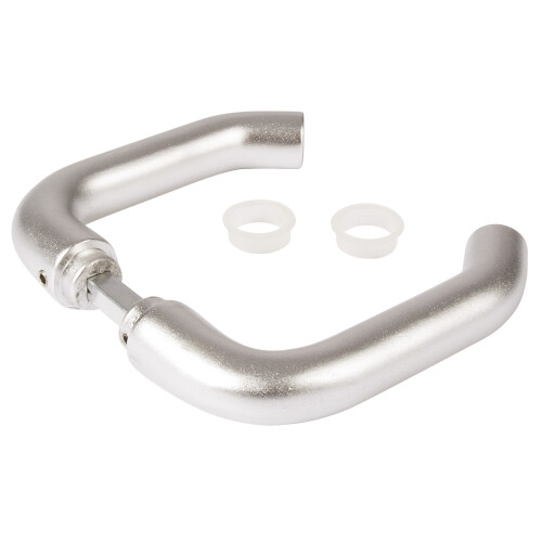 Poignée en aluminium - Carré INOX de 8 - FPOIGNEE/8