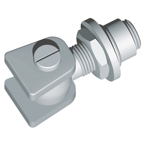 Gond réglable sans démontage avec pattes - À souder - F230.22