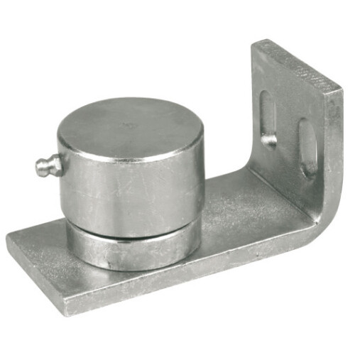 Pivot bas réglable sur roulement conique - À platine - F267.70/1