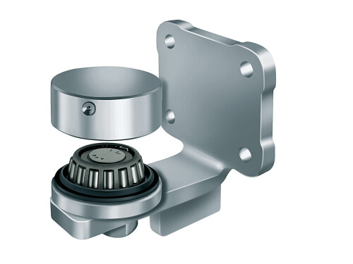 Pivot bas sur roulement conique - À platine - F267.60
