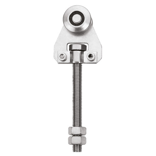 Chariot à 2 galets INOX 316 - Pour rail INOX 40x40x1,5, 150 Kg maxi - F2RF34i