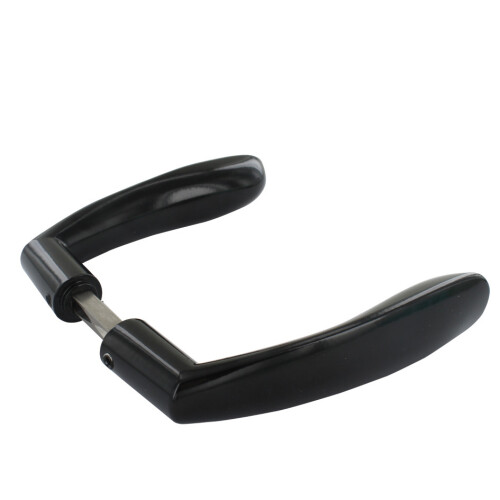 Poignée en aluminium laqué noir - Carré INOX de 7 - FPOIGNEE/3T