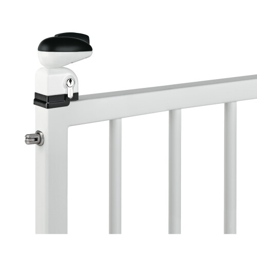 Serrure de sécurité INOX à double manœuvre - Pour tube carré de 40x40mm. - F340PS