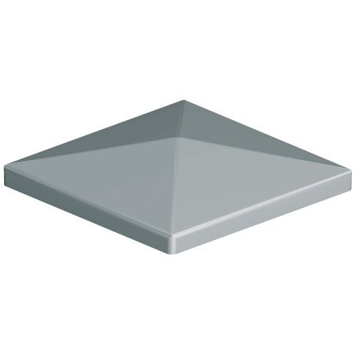 Chapeau INOX carré à rebords - F1188