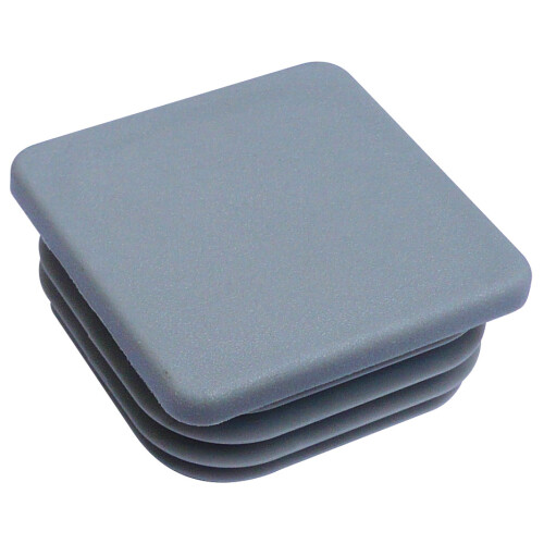Embout gris à ailettes carré - P80x80G