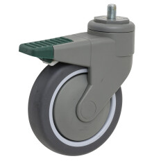 Pour commander cette roulette avec le blocage directionnel, remplacer la 2 ème lettre de la référence par D. Ex : JD750