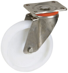 Pour commander cette roulette equipée de roulement à rouleaux INOX, remplacer le dernier chiffre de la référence par 1. Ex : KP371