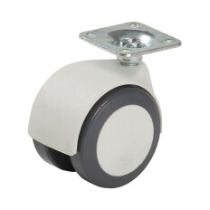 Pour commander cette roulette en version à platine, changer la 3ème lettre de la référence par un 2. Ex : DV251