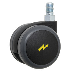 Pour commander cette roulette en version ANTISTATIQUE, ajouter AS à la fin de la référence. Ex : DV7505AS