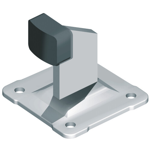 Butée en plastique - Sur platine, à visser - F115P