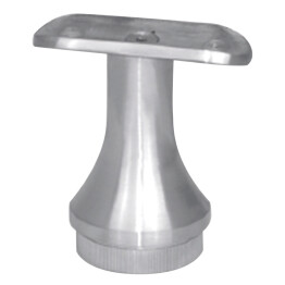 Support fixe en INOX 316 - Pour tube rond INOX en 42,4x2 mm