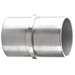 Jonction droite en INOX 316 - Pour tube rond INOX en 42,4x2 mm